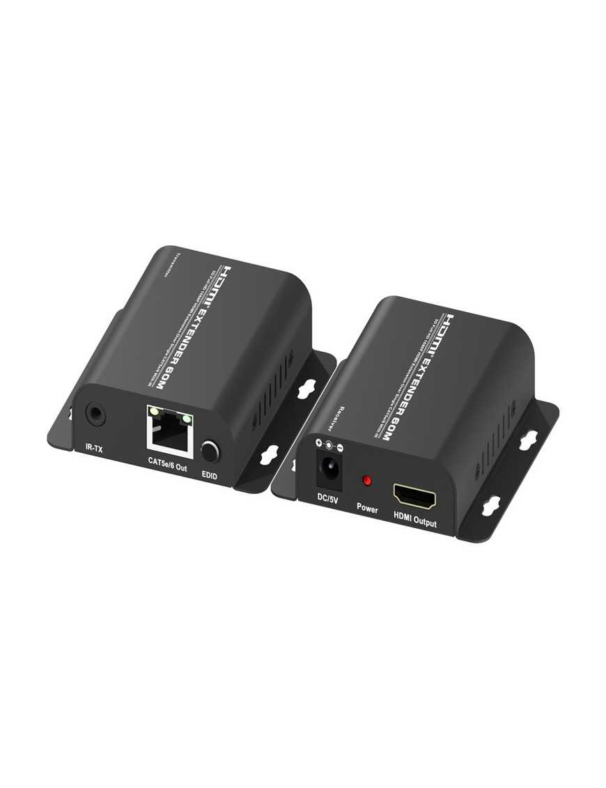 POWERTECH HDMI Video Extender CAB-H114, UTP cat5e/6, Full HD, 3D, IR