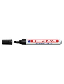 EDDING ανεξίτηλος μαρκαδόρος 3000, 1.5-3mm, επαναγεμιζόμενος, μαύρος