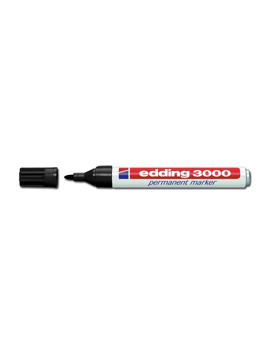 EDDING ανεξίτηλος μαρκαδόρος 3000, 1.5-3mm, επαναγεμιζόμενος, μαύρος