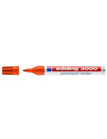EDDING ανεξίτηλος μαρκαδόρος 3000, 1.5-3mm, επαναγεμιζόμενος, κόκκινος