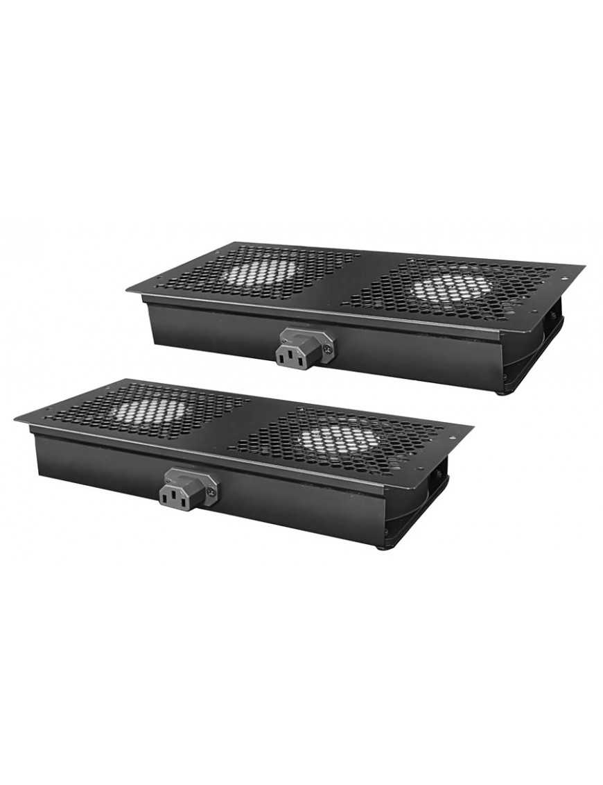 POWERTECH cooling fan για rack NETW-0009, 4x fans, 2x 29.5x13x4cm