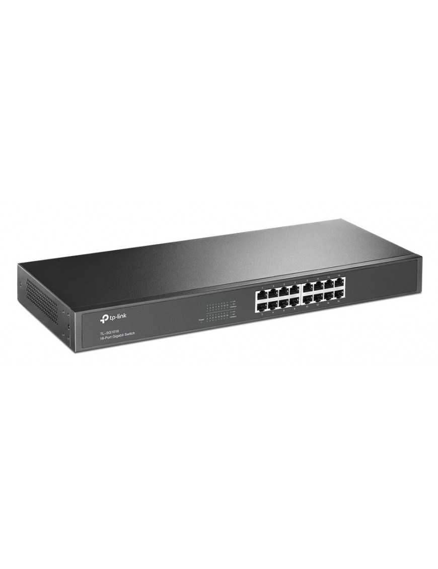 TP-LINK Rackmount Switch TL-SG1016, 16-port 10/100/1000Mbps, Ver. 13.0