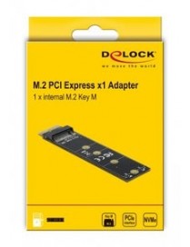 DELOCK Κάρτα Επέκτασης PCI-e σε M.2 Key M 64105, NVMe