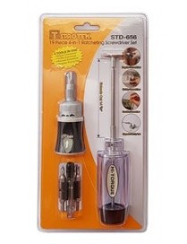 SPROTEK 4 σε 1 set εργαλείων STD-656, 19 τμχ