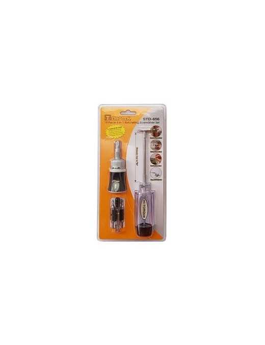 SPROTEK 4 σε 1 set εργαλείων STD-656, 19 τμχ