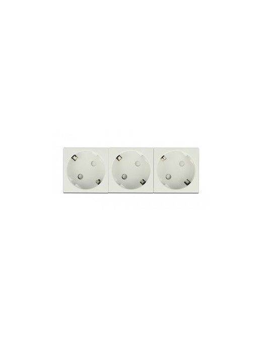 DELOCK τριπλό module πρίζας ρεύματος Easy 45 81323, 45°, 45x45mm, 5τμχ