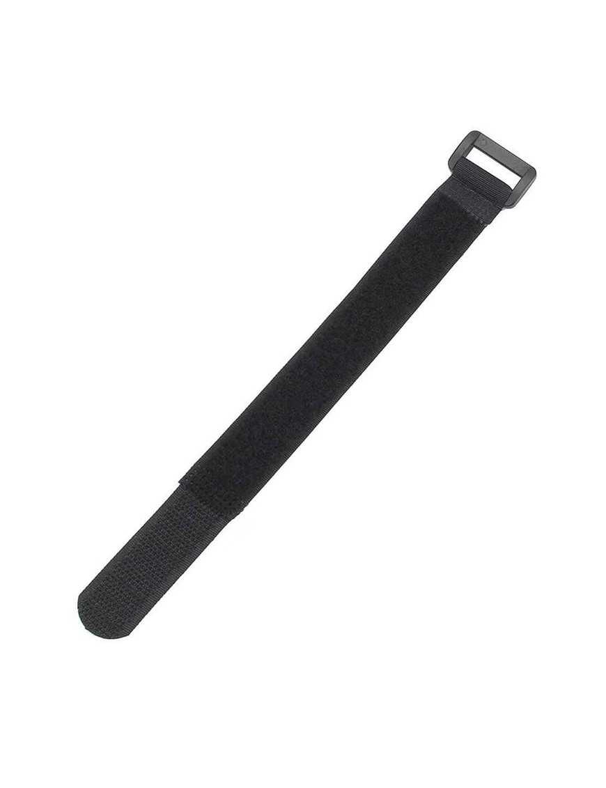 POWERTECH ιμάντας τύπου velcro TIES-025, 30x2cm, μαύρος, 10τμχ