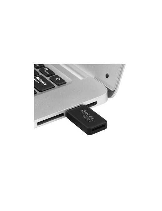 POWERTECH mini card reader PT-893, Micro SD card, μαύρος
