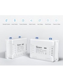 SONOFF Smart Διακόπτης WiFi 4CH R3, 4 θέσεων, 16A, λευκός