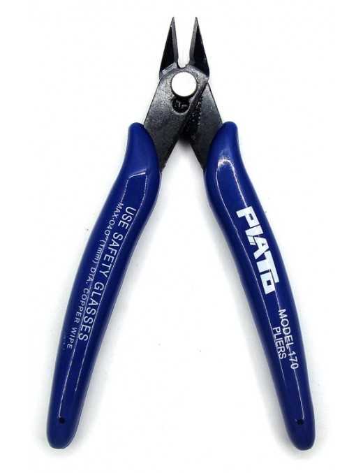 POWERTECH πλάγιος κόφτης PT-857, 5.15", μπλε