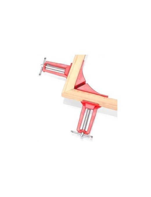 POWERTECH γωνιακός σφιγκτήρας 90° TOOL-0024, 100mm, κόκκινος