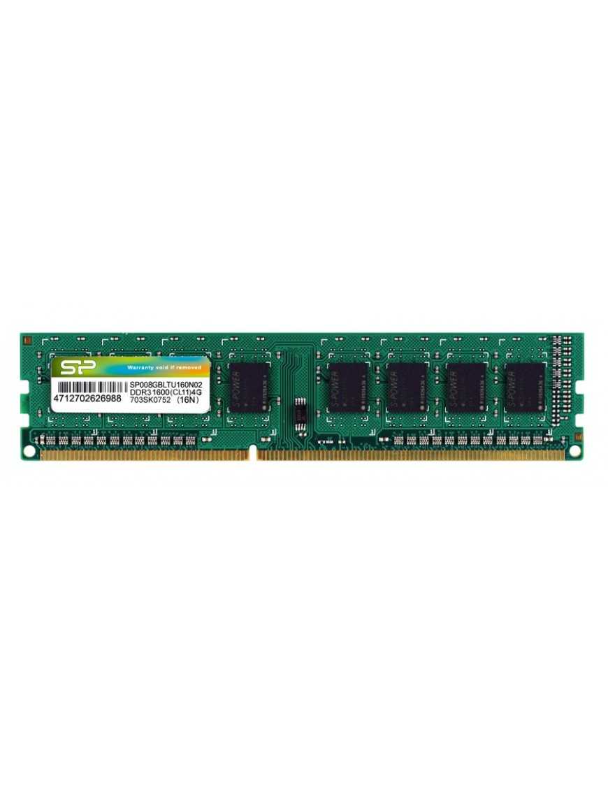 SILICON POWER μνήμη RAM 8GB DDR3, 1600MHz PC3-12800, 1.5V