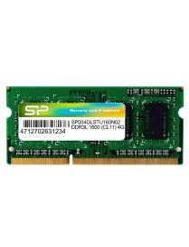 SILICON POWER Μνήμη DDR3L SODimm , 4GB, 1600MHz, PC3L-12800, CL11, 1.35v