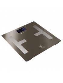Berlinger Haus Ψηφιακή Ζυγαριά Μπάνιου με Υπολογισμό Λίπους Max 180Kg Carbon Edition BH-9103
