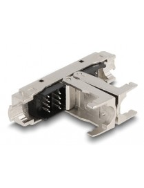 DELOCK αμφίδρομος σύνδεσμος LSA 87064, RJ45 Cat.6A, toolfree