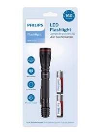 PHILIPS φορητός φακός LED SFL1001P-10, 1000 series, 160lm, μαύρος