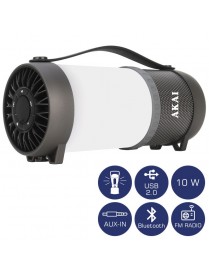 Akai ABTS-40 Φορητό ηχείο Bluetooth και φανάρι LED – 10 W