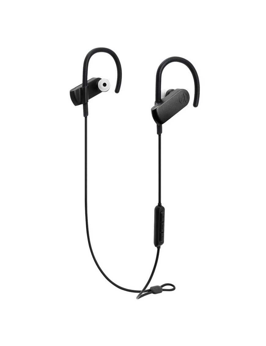 AUDIO-TECHNICA bluetooth earphones ATH-SPORT70BT, 9mm, μαύρα