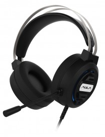 AULA gaming headset Mountain S603, RGB, USB/3.5mm, 50mm, μαύρο