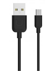 USAMS Καλώδιο USB σε Micro USB US-SJ098 U-Turn, 1m, μαύρο