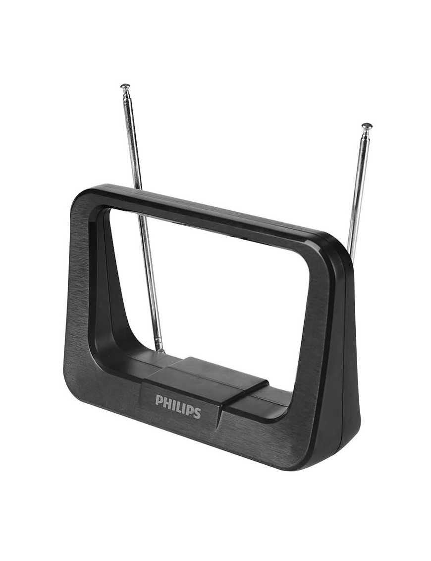 PHILIPS Ψηφιακή κεραία τηλεόρασης SDV1226/12, HDTV DVB-T/T2, 28dB, 4K