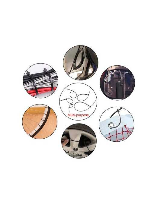POWERTECH δεματικά καλωδίων TIES-052, 300x3.6mm, μαύρα, 100τμχ