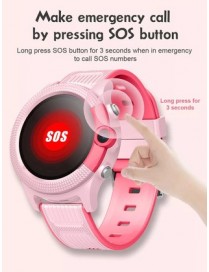INTIME GPS smartwatch για παιδιά IT-053, 1.28", camera, 4G, IPX7, ροζ