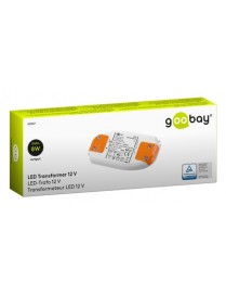 GOOBAY μετασχηματιστής LED 60367, 12V, 8W, IP20