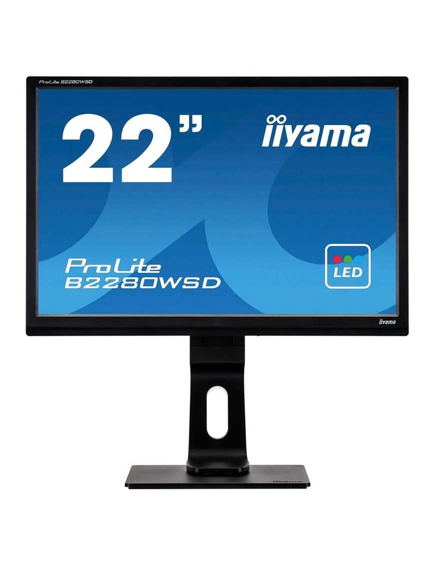 IIYAMA used Οθόνη B2280WSD LED, 22" 1680x1050px, VGA/DVI-D, FQ