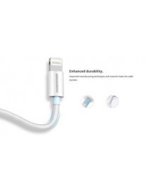 ROCKROSE καλώδιο USB σε Lightning Zeta AL, 2.4A 12W, 1m, λευκό