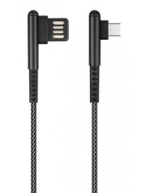 ROCKROSE καλώδιο USB σε Micro USB Janus AM, 2.1A, 1m, μαύρο