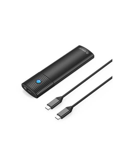 ORICO θήκη για Μ.2 NVMe SSD PWM2-G2-BK-EP, 10Gbps, έως 4TB, μαύρη