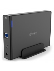 ORICO εξωτερική θήκη για 3.5" HDD 7688U3, USB3.0, 5Gbps, έως 12TB, μαύρη