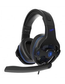 SADES gaming headset Ppower, 3.5mm, multiplatform, 50mm, 1.5m, μαύρο
