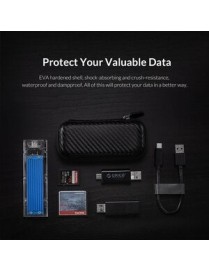 ORICO θήκη προστασίας M2 SSD M2PH01-BK-BP, αδιάβροχη, μαύρη