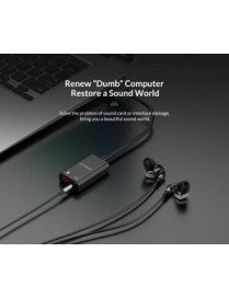 ORICO USB κάρτα ήχου SKT2, USB2.0, 2x 3.5mm, μαύρο