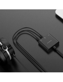 ORICO USB κάρτα ήχου SKT3, USB2.0, 3x 3.5mm, μαύρο