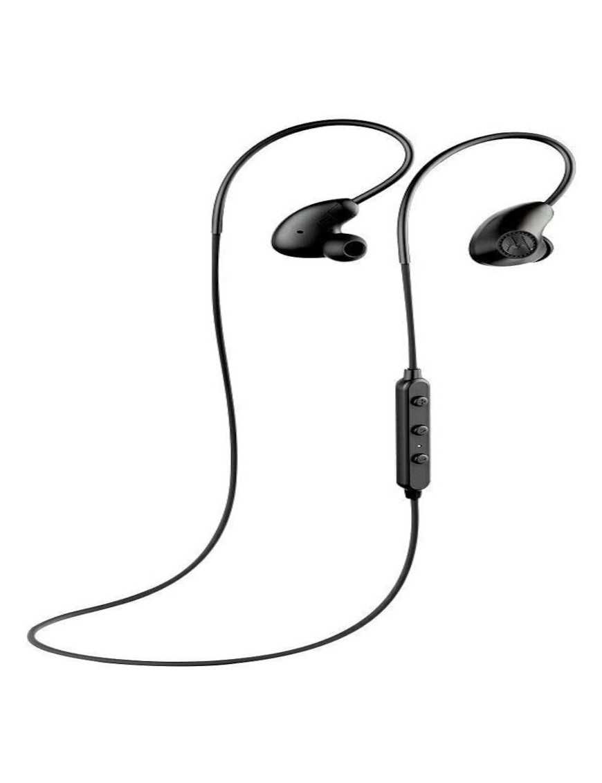Motorola Verve Loop 500 Μαύρα αδιάβροχα ασύρματα Bluetooth 4.2 ακουστικά Handsfree με Active Noise Cancellation