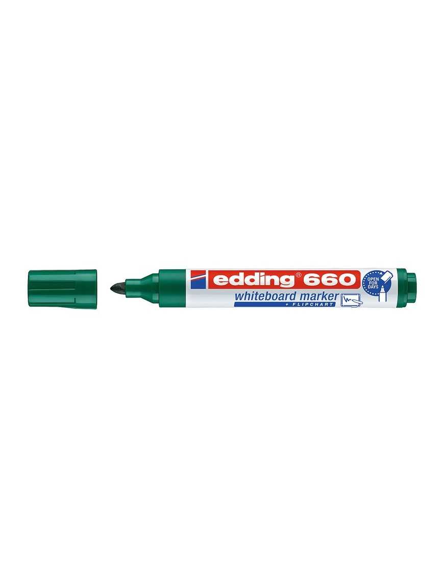 EDDING μαρκαδόρος ασπροπίνακα 660, επαναγεμιζόμενος, πράσινος