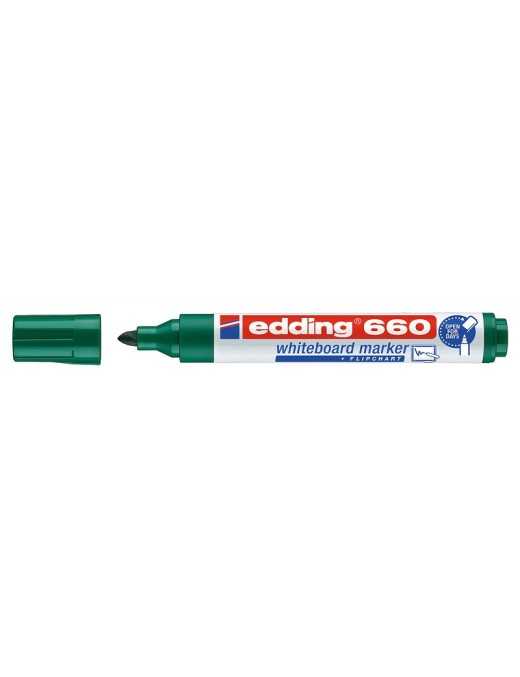 EDDING μαρκαδόρος ασπροπίνακα 660, επαναγεμιζόμενος, πράσινος EDDING μαρκαδόρος ασπροπίνακα 660, επαναγεμιζόμενος, πράσινος