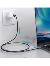 CABLETIME καλώδιο USB Type-C C160, PD 60W, 3Α, 1m, γκρι