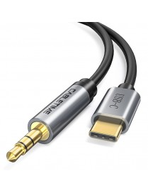 CABLETIME καλώδιο AUX USB Type-C σε 3.5mm C160, 1m, μαύρο