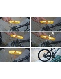 Ανακλαστικό για ζάντες ποδηλάτου BIKE-0032, πορτοκαλί, 2τμχ