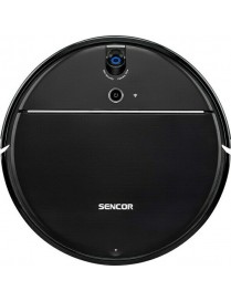 Sencor SRV 8550BK Σκούπα Ρομπότ για Σκούπισμα & Σφουγγάρισμα με Χαρτογράφηση και Wi-Fi Μαύρη