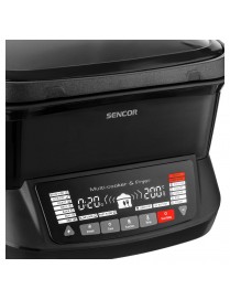 Sencor SFR 9300BK Φριτέζα Πολυμάγειρας με Αποσπώμενο Κάδο 4.8lt Μαύρη