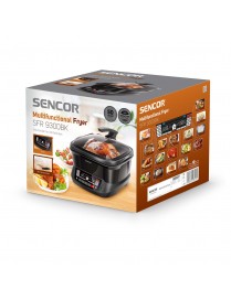 Sencor SFR 9300BK Φριτέζα Πολυμάγειρας με Αποσπώμενο Κάδο 4.8lt Μαύρη