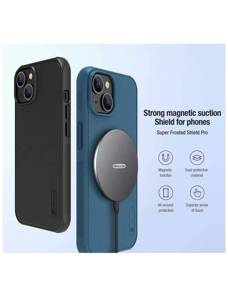 NILLKIN θήκη Super Frosted Shield Pro Magnetic για iPhone 14, μαύρη