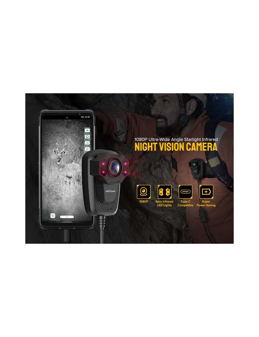 ULEFONE κάμερα νυχτερινής όρασης ULN1-BK για smartphone, USB-C, 1080p