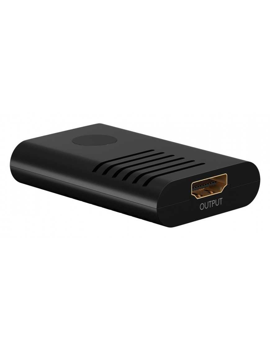 GOOBAY HDMI repeater 58492, 4K/60Hz έως 20m, 4K/30Hz έως 25m, μαύρο