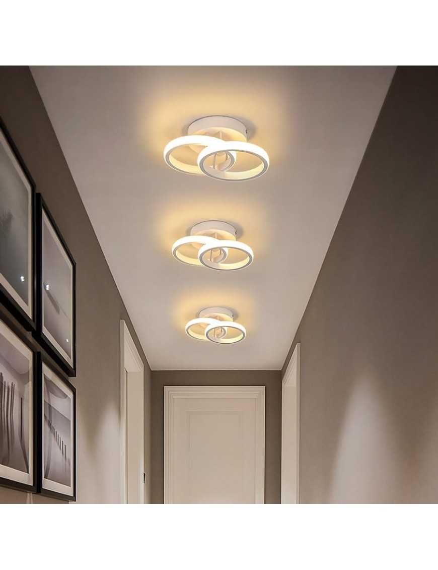 POWERTECH LED φωτιστικό οροφής HLL-0082, 20W, 4000K, 24.5x16.5cm, λευκό